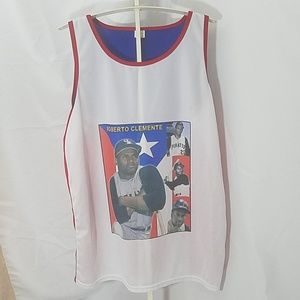 Roberto Clemente Puerto Rico Basketball Jersey